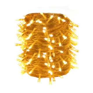 GUIRLANDE LUMINEUSE 10M+1.5MCÂBLE DALIMENTATION TRANSPERÇANTE 2800K ADAPTATEUR INCLUS
