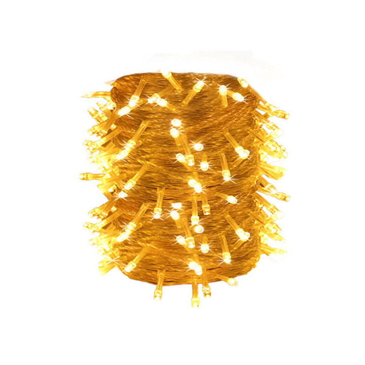 GUIRLANDE LUMINEUSE 10M+1.5MCÂBLE DALIMENTATION TRANSPERÇANTE 2800K ADAPTATEUR INCLUS