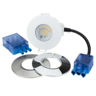 FIXE LED POUR INCENDIE 8W 40  CCT CHANGE 200-240Vac, CRI80, PF0.9 IP65