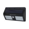 LAMPE SOLAIRE MURALE ALUMINIUM NOIR IP54 1.5W 6000K 7.4V