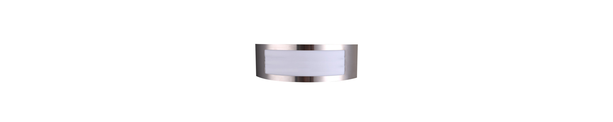 APPLIQUE MURALE ACIER INOXYDABLE 1*E27 IP44