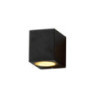 LAMPE MURALE ALUMINIUM CORPS NOIR IP54 PRISE GU10 AC220-240V