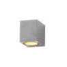 LAMPE MURALE ALUMINIUM ARGENT CORPS IP54 GU10 PRISE AC220-240V