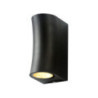 LAMPE MURALE ALUMINIUM NOIR CORPS IP44 2*GU10 PRISE AC220-240V