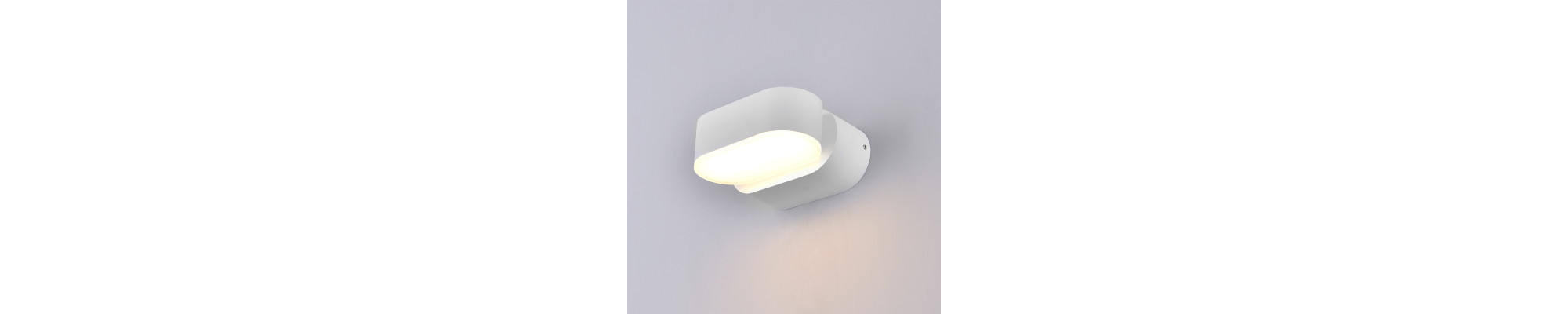 APPLIQUE LED EPISTAR AC220-240V 6W IP54 660LM WHITE BODY 3000K