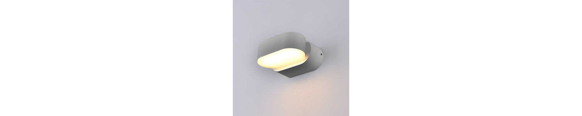 APPLIQUE LED EPISTAR AC220-240V 6W IP54 660LM GREY BODY 3000K