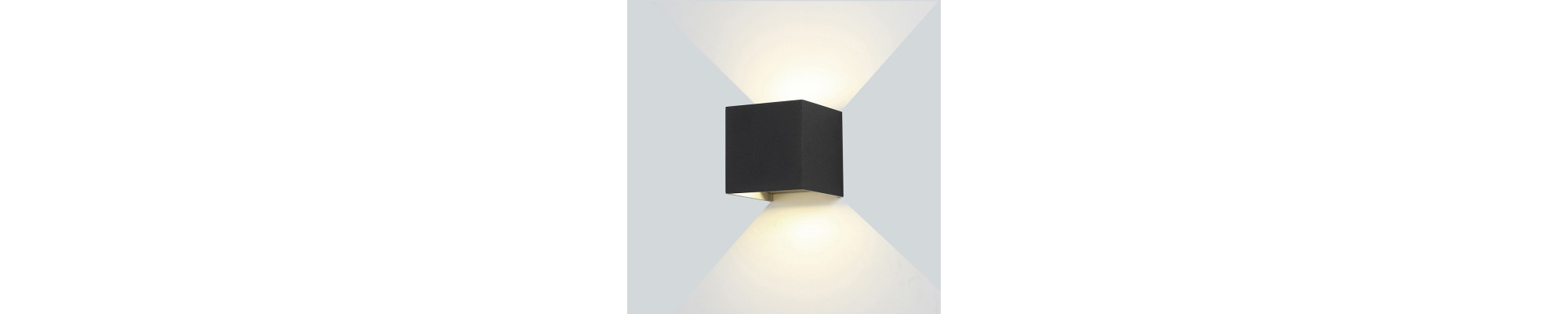 APPLIQUE LED EPISTAR AC220-240V 12W IP54 1320LM BLACK BODY 3000K