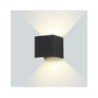 APPLIQUE LED EPISTAR AC220-240V 12W IP54 1320LM BLACK BODY 4000K