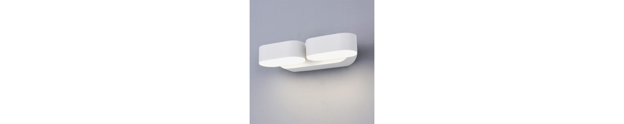 LED applique murale EPISTAR AC220-240V 2*6W IP54 1320LM WHITE BODY 3000K