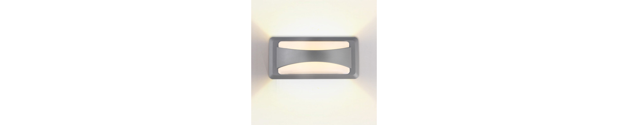 LED applique murale GREY 12W 3000K 780LM AC100-240V IP65