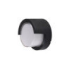 LED applique murale rond BLACK 12W 4200K 750LM AC100-240V IP65