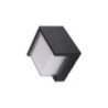 LED applique murale carré BLACK 12W 3000K 750LM AC100-240V IP65