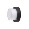 LED applique murale rond BLACK 12W 3000K 1000LM AC100-240V IP65