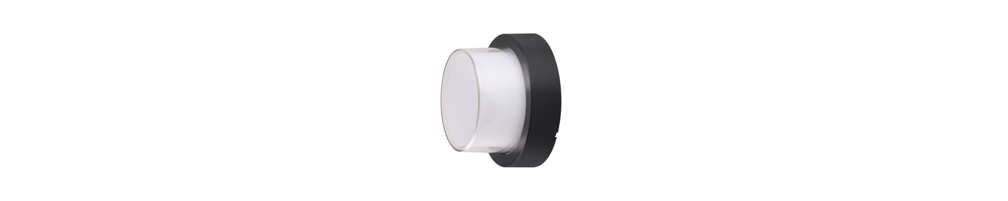 LED applique murale rond BLACK 12W 4200K 1000LM AC100-240V IP65