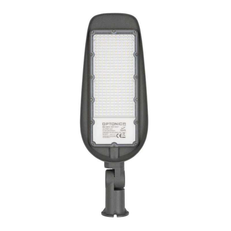 LAMPADAIRE LED 200W 220-240V 100LM/W IP65 75x135° 6000K CORPS GRIS