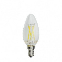 BOUGIE LED C35 4W 400LM E14 175-265V 2700K FILAMENT DIMMABLE
