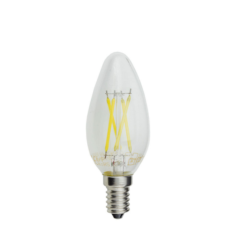 BOUGIE LED C35 4W 400LM E14 175-265V 2700K FILAMENT DIMMABLE